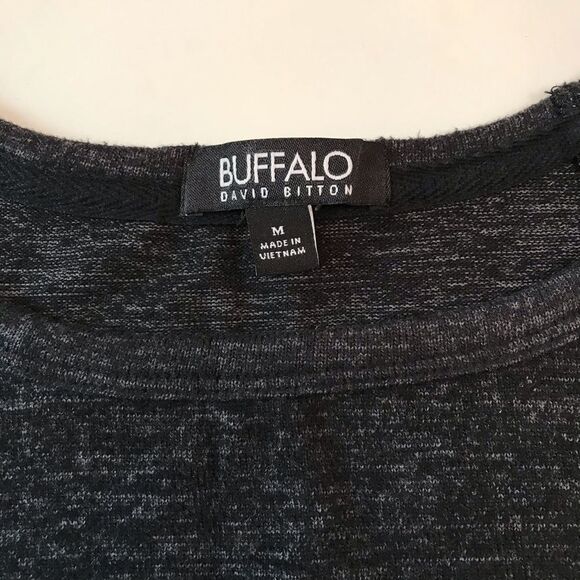 Buffalo David Bitton Mens Long Sleeve Knit Pull Over Size Medium - Picture 5 of 8